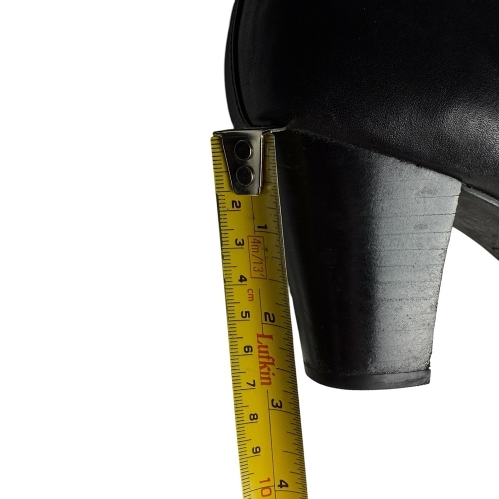Clarks boots Artisan Waterproof Black Leather Ankle SZ 8M Whimsigoth Witchycore - Picture 8 of 11